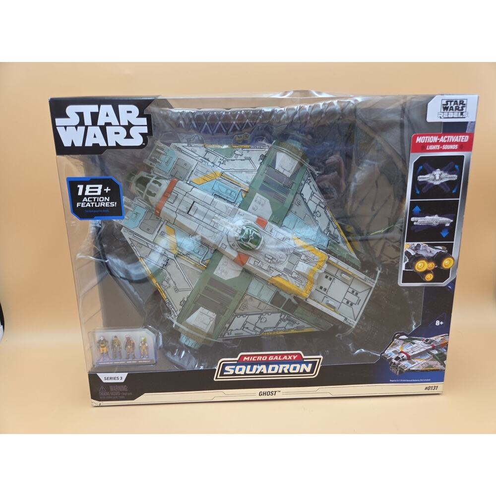 Star Wars Rebels Series 3 Micro Galaxy Squadron Ghost #0131 NEW And Sealed
